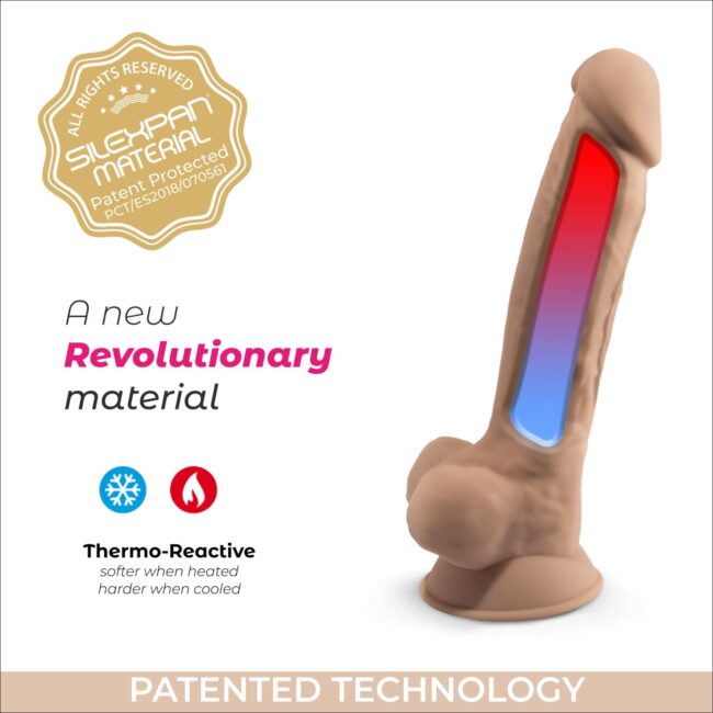 Dildo- SilexD Model 1 ( 7" ) Flesh – Obrázok 7