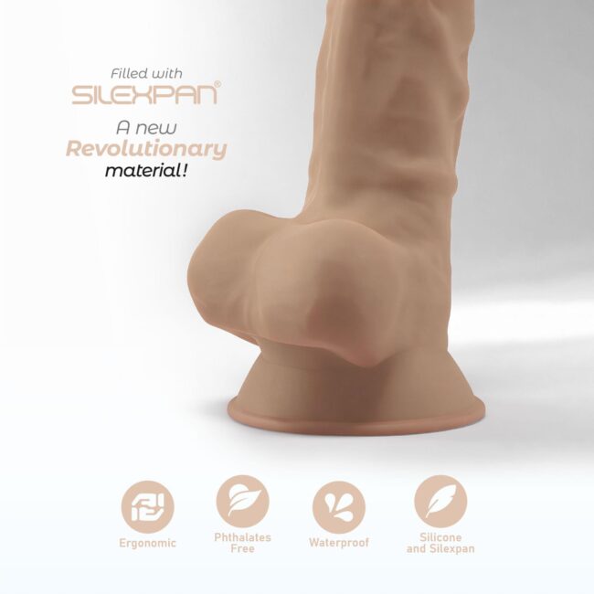 Dildo- SilexD Model 1 ( 7" ) Flesh – Obrázok 9
