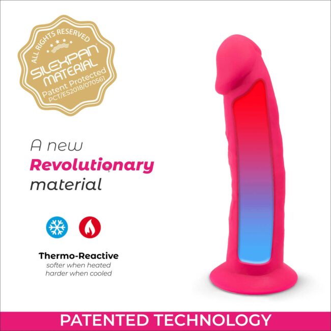 Dildo SilexD Model 2 (7.5"") ružové – Obrázok 6