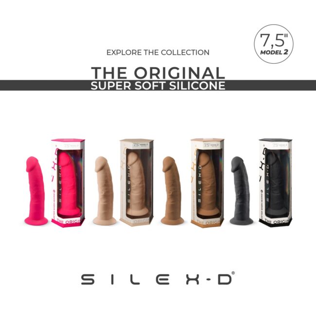 Dildo SilexD Model 2 (7.5"") ružové – Obrázok 12