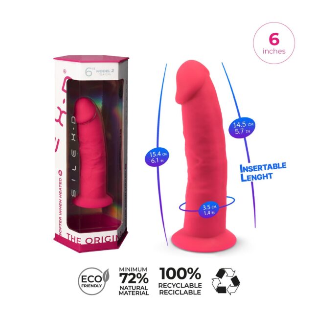 Dildo-SilexD Model 2 (6") Pink – Obrázok 10