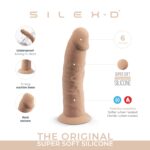 Dildo-SilexD Model 2 ( 6" ) Flesh – Obrázok 8