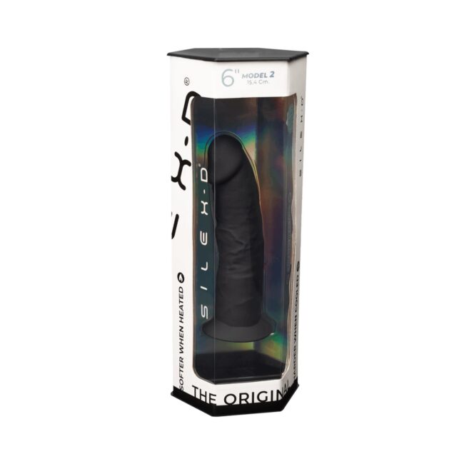 Dildo -Silex D Model 2 ( 6'' )BLACK BOX – Obrázok 5