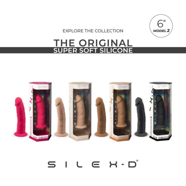 Dildo -Silex D Model 2 ( 6'' )BLACK BOX – Obrázok 11
