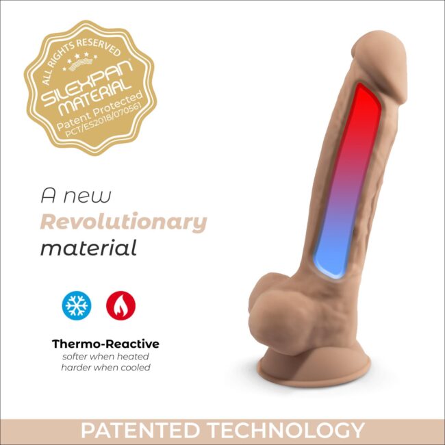 Dildo - SilexD Model 1 (8") Flesh BOX – Obrázok 7