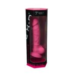 Dildo SilexD Model 1 7" Pink Glow in the Dark – Obrázok 7