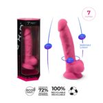 Dildo SilexD Model 1 7" Pink Glow in the Dark – Obrázok 12