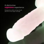 Dildo SilexD Model 1 7" Pink Glow in the Dark – Obrázok 13