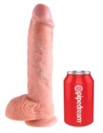 Dildo King Cock Balls 10inch 26.7cm – Obrázok 2