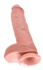 Dildo King Cock Balls 10inch 26.7cm – Obrázok 4