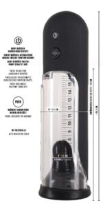 Rebel Automatic Penis Pump - automatická pumpa na penis – Obrázok 8
