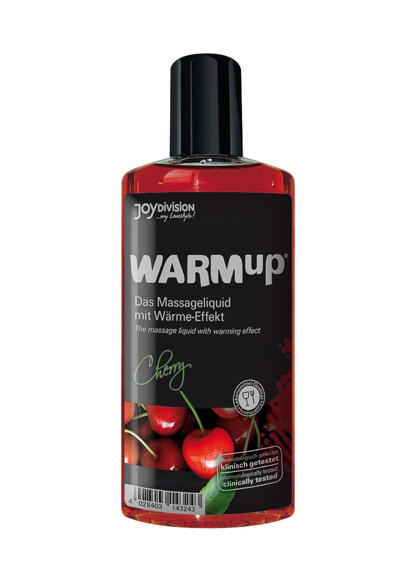 48-14324 Masážny olej WARMup Cherry 150 ml – Obrázok 1
