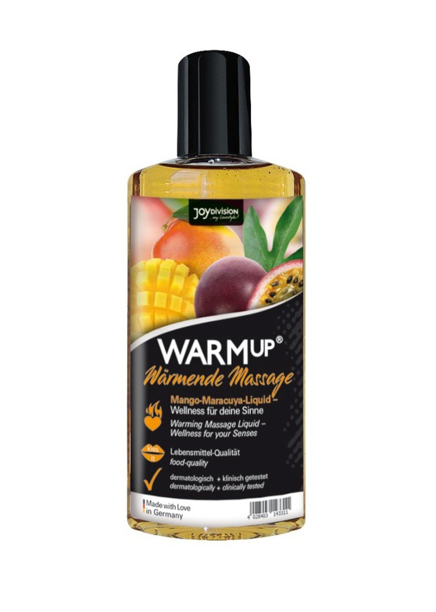 48-14331 Masážny olej WARMup Mango + Maracuya 150 ml – Obrázok 1