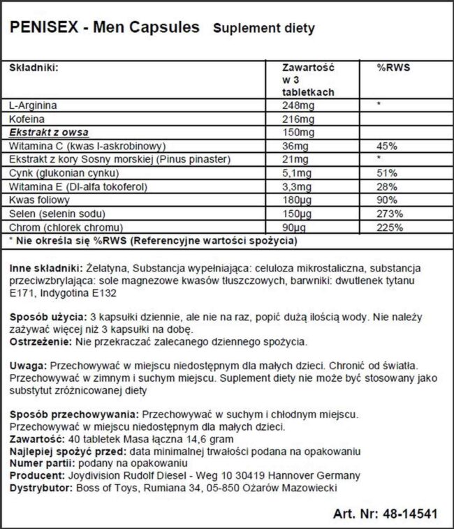Joydivision Penisex kapsule 40ks – Obrázok 3