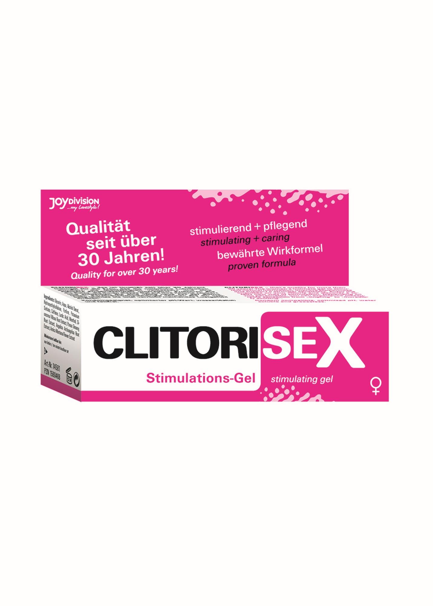 48-14581 CLITORISEX Stimulačný gél 25 ml – Obrázok 1