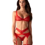 Obsessive Cupide Desir komplet 3-dielny  L/XL
