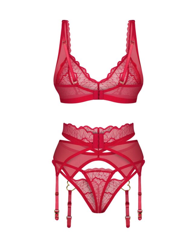 Obsessive Cupide Desir komplet 3-dielny  L/XL – Obrázok 2