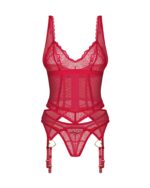 Obsessive Cupide Desir korzet a tangá L/XL – Obrázok 3