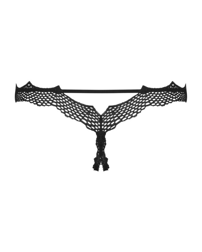 Obsessive Bravelle tangá s otvorom L/XL – Obrázok 6