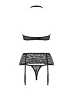 Obsessive Set 838-SEG-1 komplet 3-dielny čierny S/M – Obrázok 6