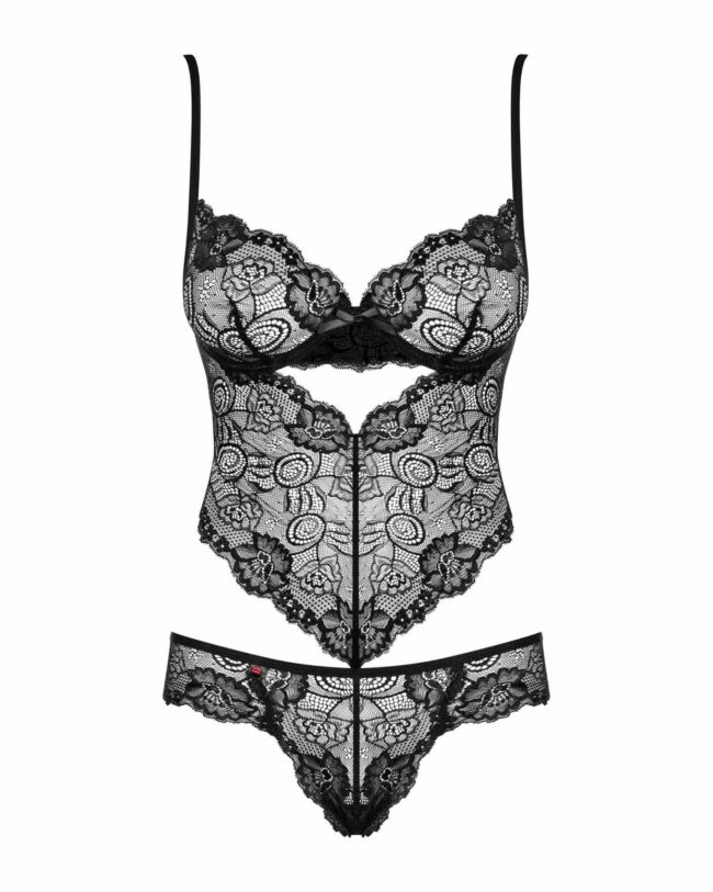 Obsessive Alluria - erotické body L/XL – Obrázok 5