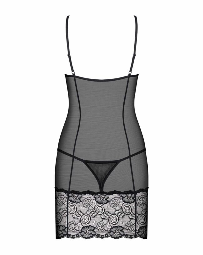 Obsessive Alluria košieľka a tangá S/M – Obrázok 5
