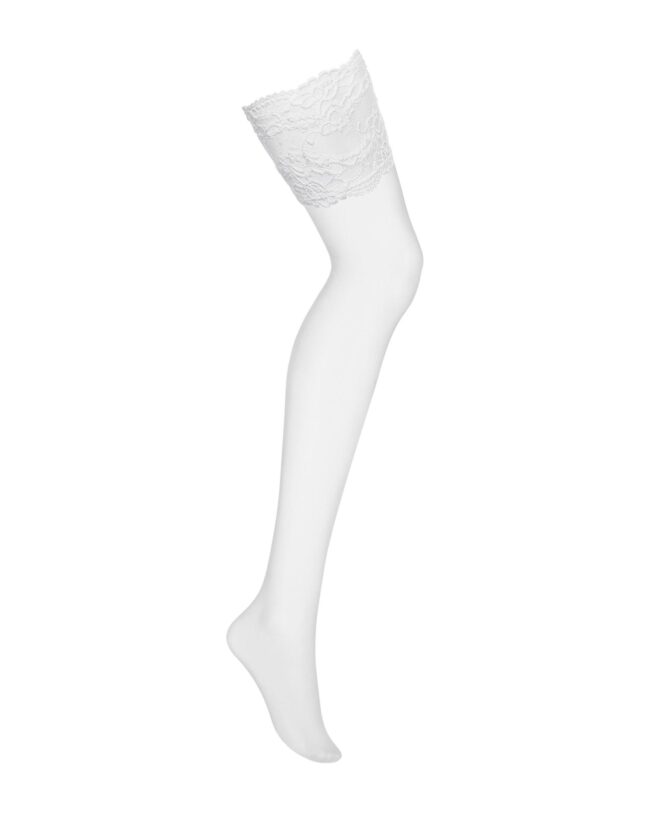 Pančuchy Obsessive 810-STO-2 biele  S/M – Obrázok 4