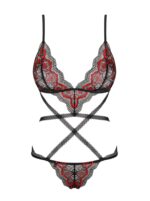 Body Obsessive Megies teddy čierne S/M – Obrázok 5