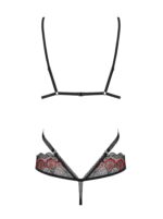 Body Obsessive Megies teddy čierne S/M – Obrázok 6