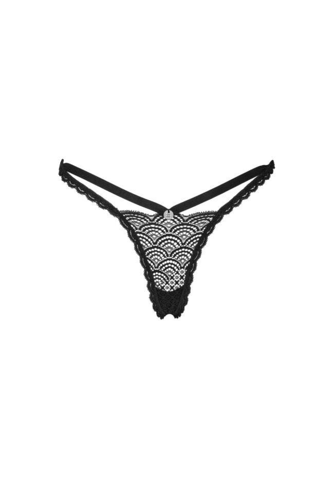 Obsessive Chemeris čierne tangá M/L – Obrázok 8