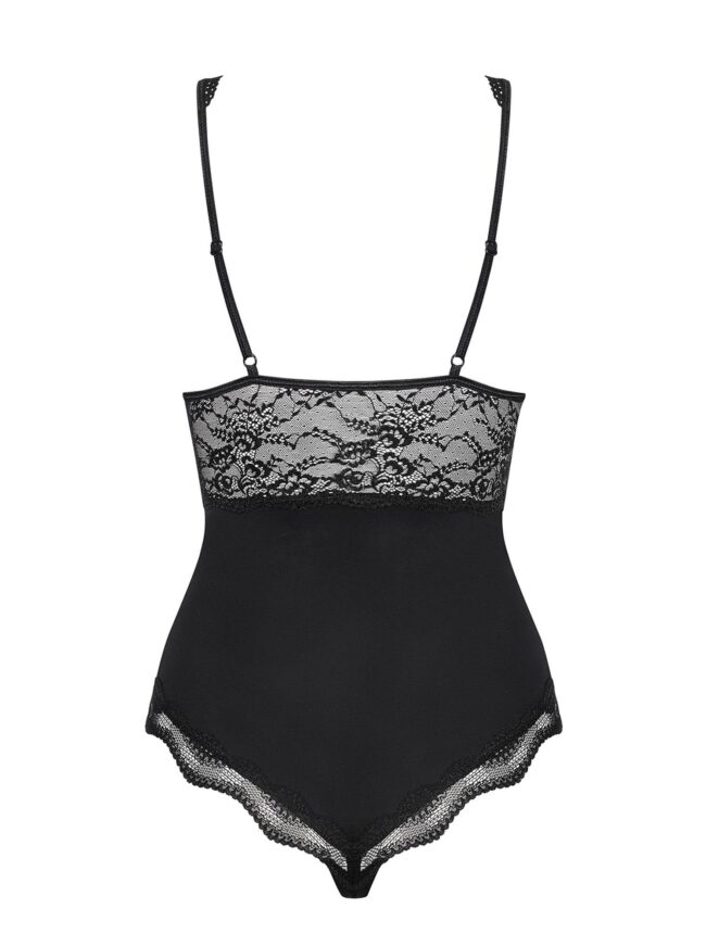 Body Obsessive Luvae teddy čierne S/M – Obrázok 6