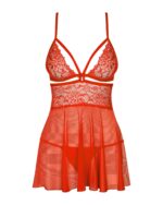 Obsessive 838-BAB-3 babydoll a tangá L/XL – Obrázok 4