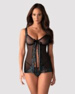 Obessive Amanta babydoll košieľka a tangá S/M – Obrázok 4