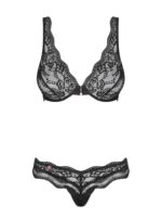 Obsessive Luvae komplet 2-dielny čierny L/XL – Obrázok 5