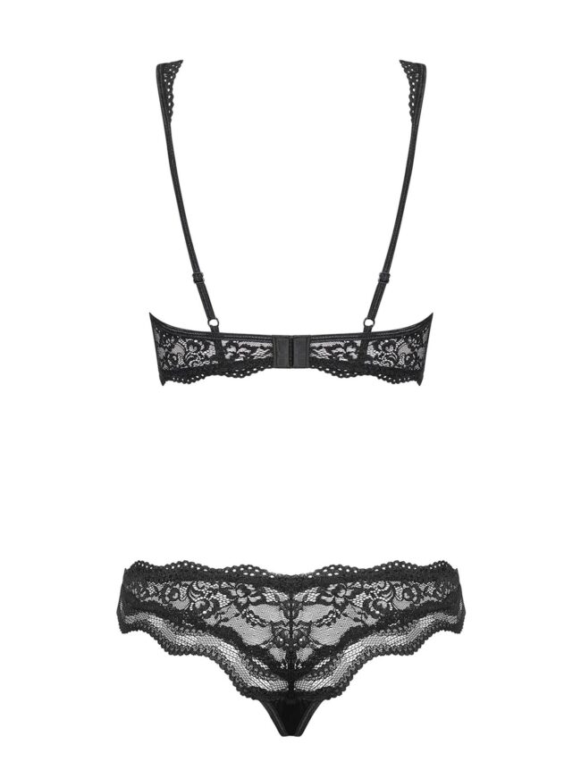 Obsessive Luvae komplet 2-dielny čierny L/XL – Obrázok 6