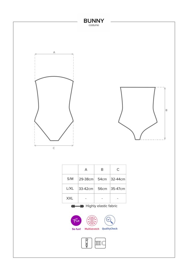 Erotický kostým Obsessive Bunny  L/XL – Obrázok 7