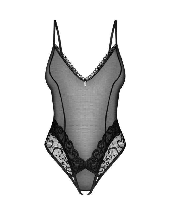 Obsessive Blomentis - erotické body otvorené  XS/S – Obrázok 6