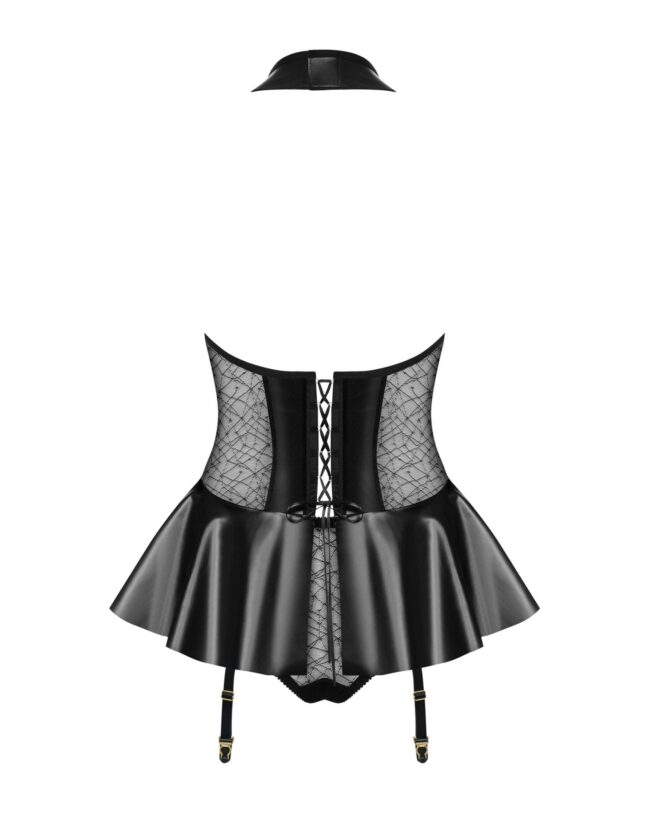 Obsessive 859-COR-1 korzet a tangá L/XL – Obrázok 6