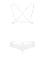Obsessive 860-SET-2 komplet 2-dielny biely S/M – Obrázok 6