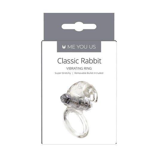 5-00146 Vibračný krúžok Me You Us Classic Rabbit Transparent – Obrázok 1