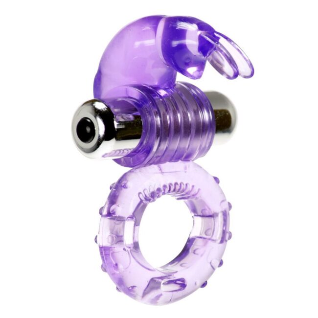 Vibračný krúžok Me You Us Hopping Hare Cock Ring Purple – Obrázok 2