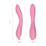 Vibrátor Flamingo light pink – Obrázok 7
