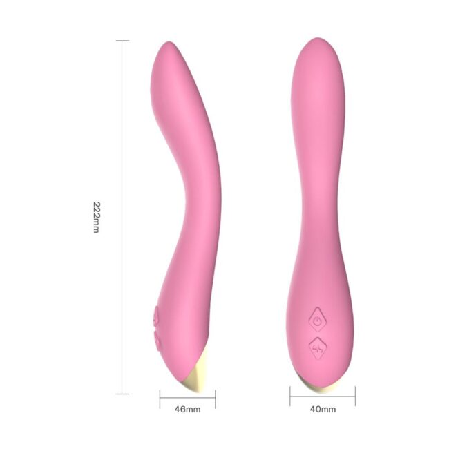Vibrátor Flamingo light pink – Obrázok 7