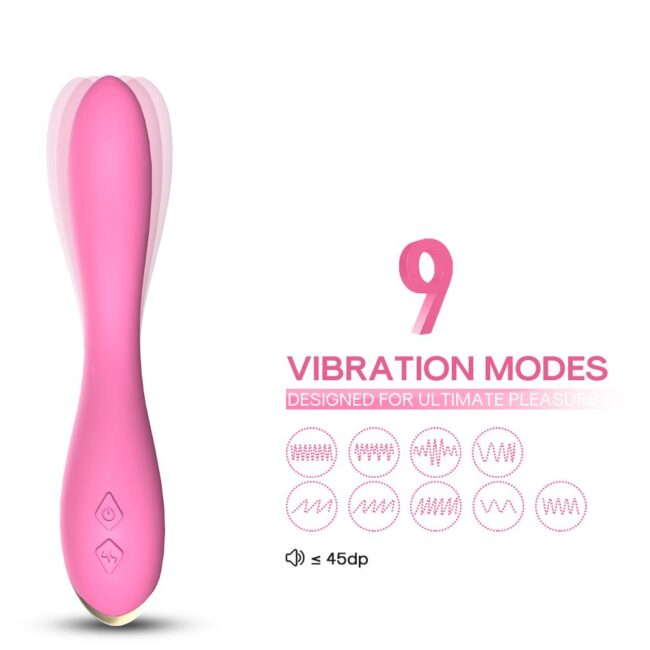 Vibrátor Flamingo light pink – Obrázok 9