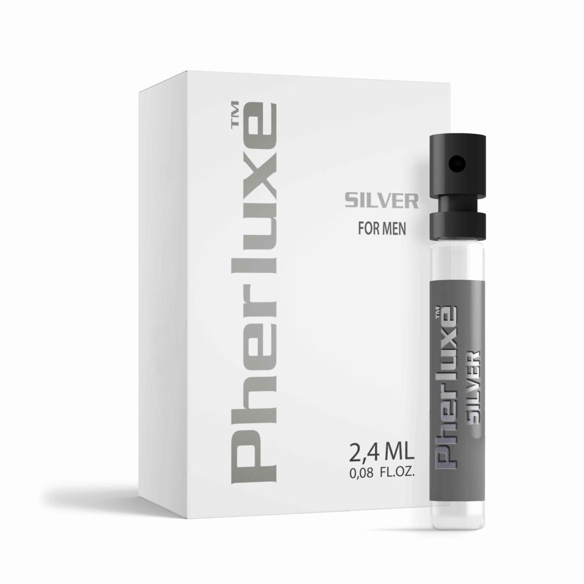 6-00106 Feromóny Pherluxe Silver for men 2,4 ml – Obrázok 1