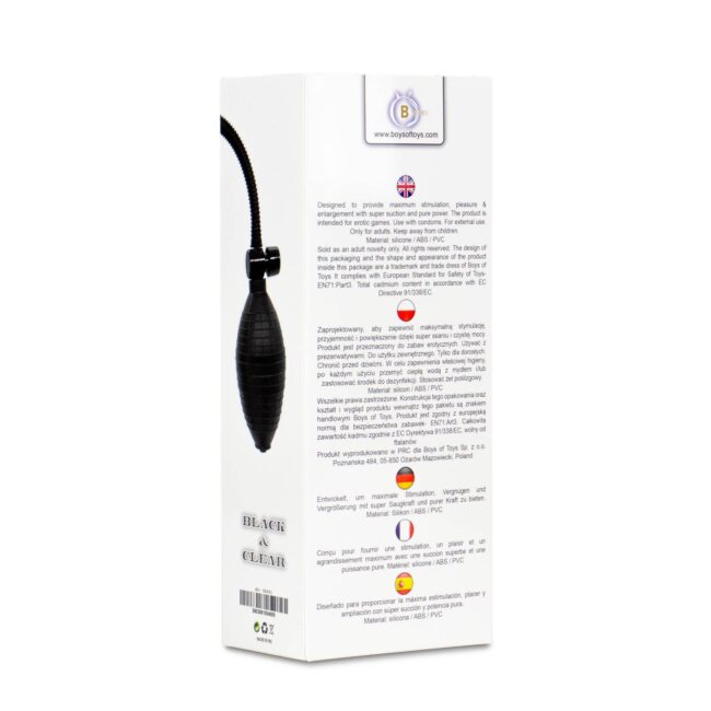 Pumpa Powerpump - Black&Clear – Obrázok 5