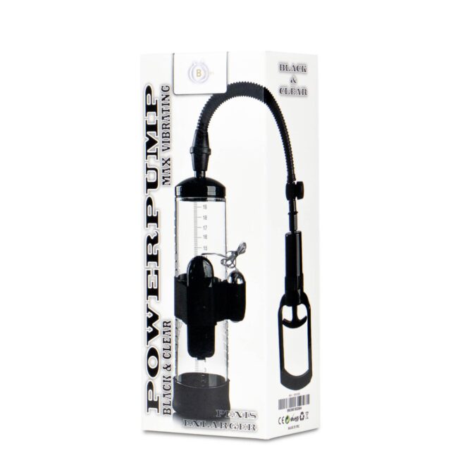 Powerpump MAX Vibrating - Black&Clear – Obrázok 7