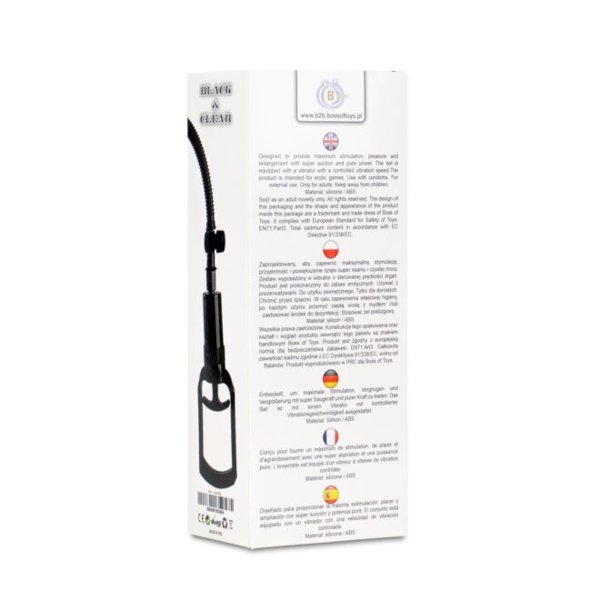 Powerpump MAX Vibrating - Black&Clear – Obrázok 10