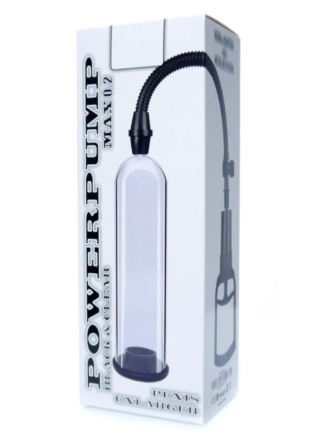 Pumpa Powerpump MAX 0.2 - Black&Clear – Obrázok 5