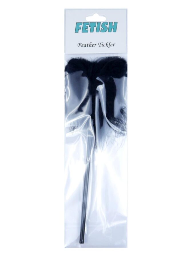 Šteklítko Feather Tickler čierne – Obrázok 2